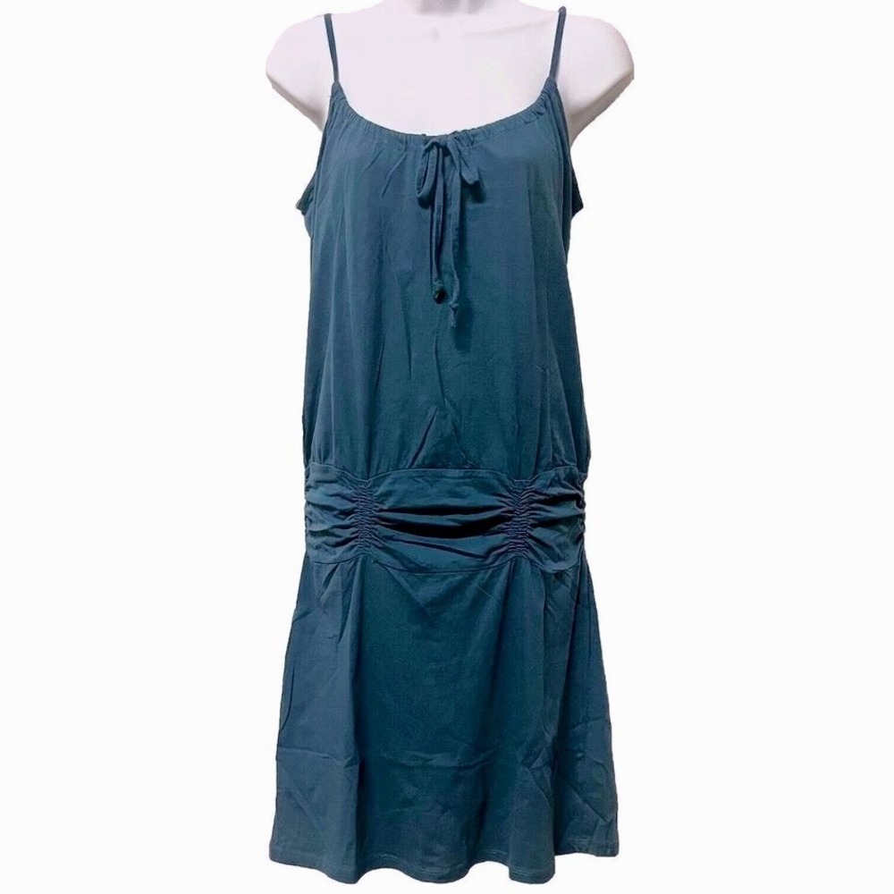 Carve Designs Dress Organic Cotton Casual‎ Ruched Mini Women's XS